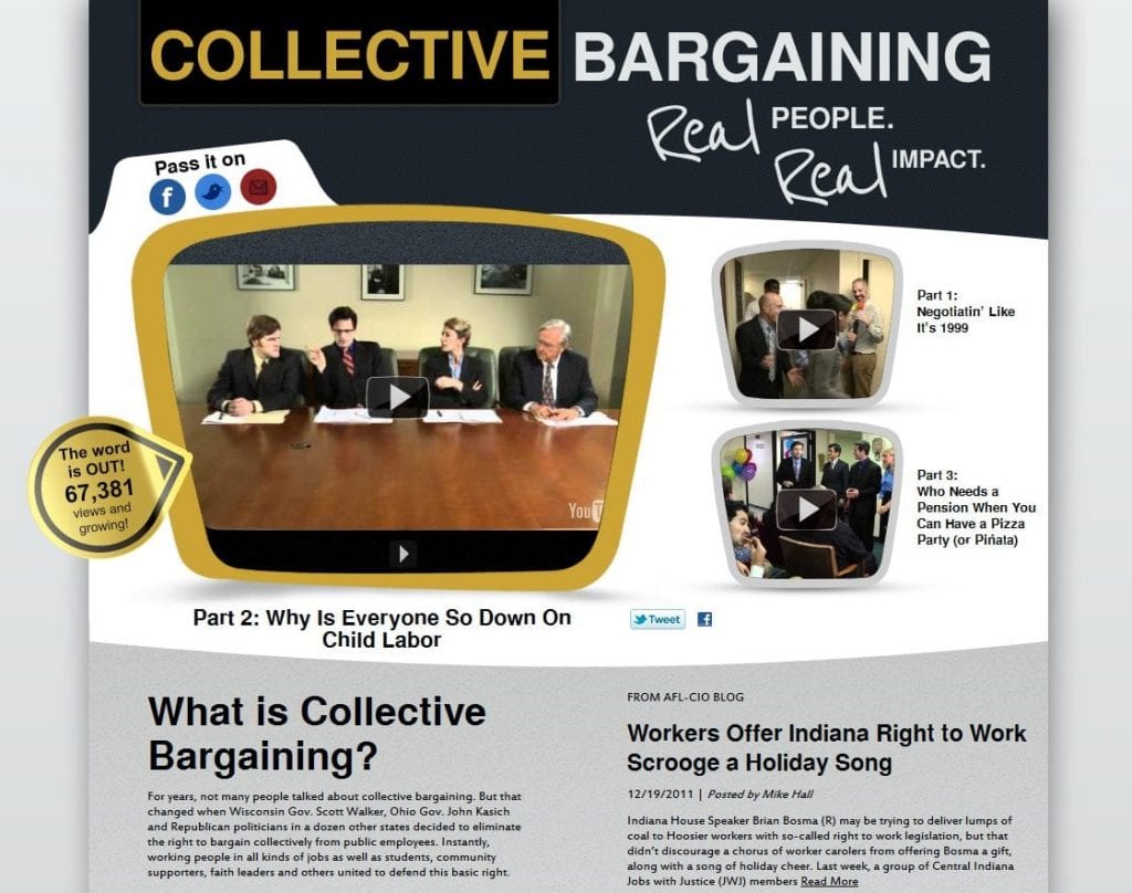 Collective Bargaining Facts: a new AFL-CIO website